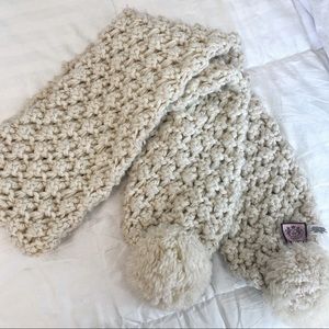 Juicy Couture white scarf